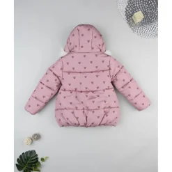 Abrigo acolchado niña rosa Minnie