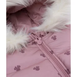 Abrigo acolchado niña rosa Minnie
