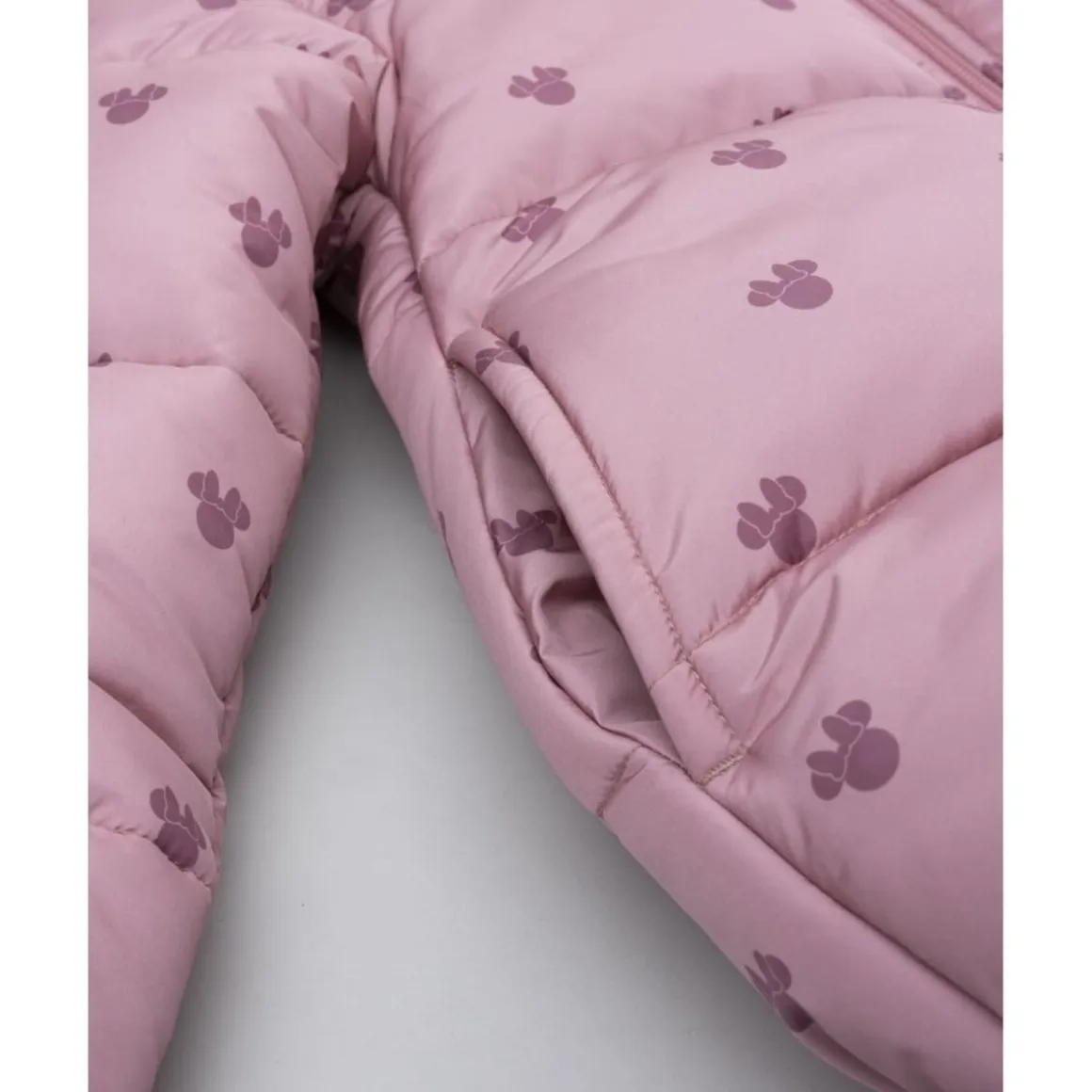 Abrigo acolchado niña rosa Minnie