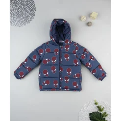 Abrigo azul de niño Spiderman