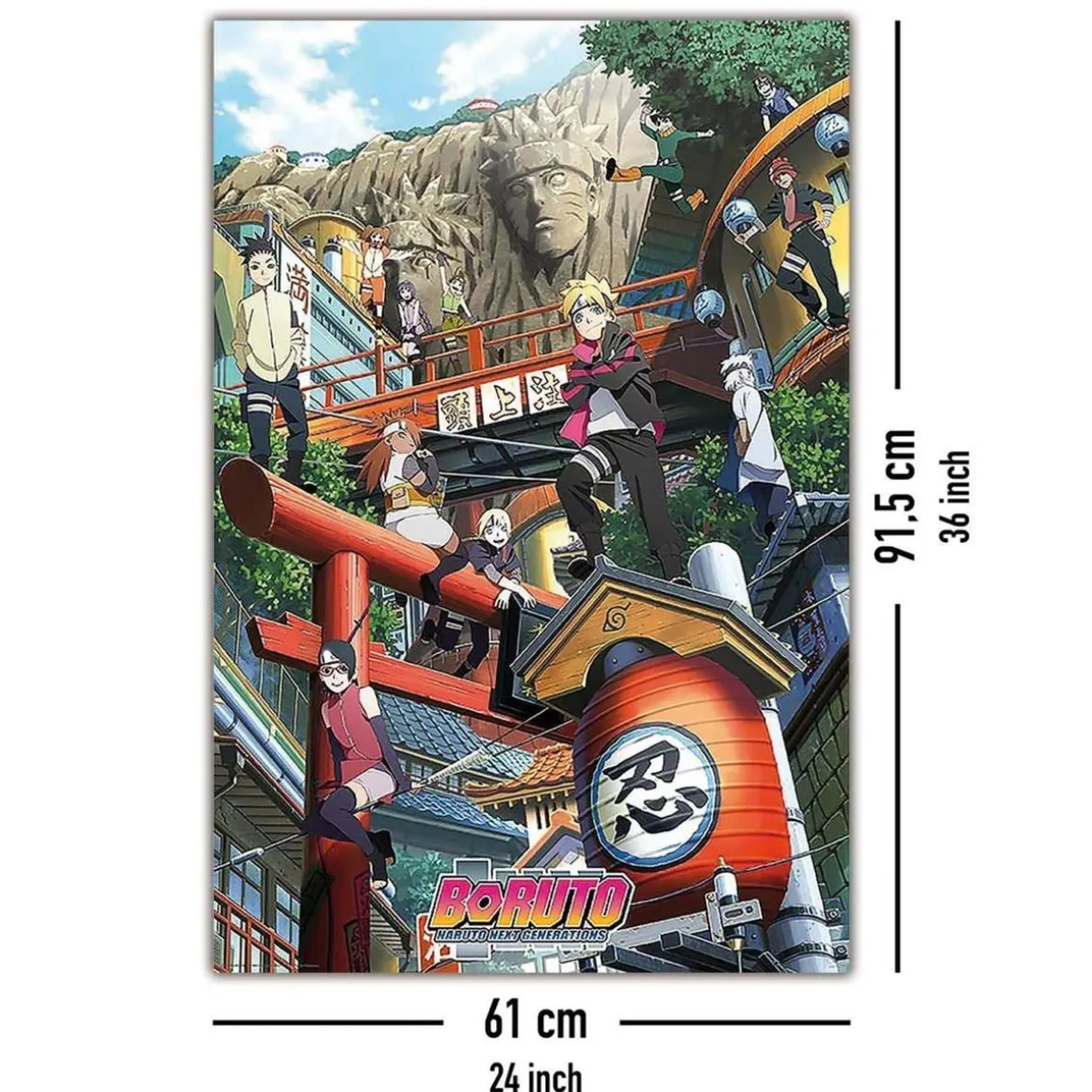 ABYstyle - Konoha Naruto Next Generations poster 91,5 x 61 cm