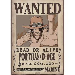 ABYSTYLE - Póster Wanted Ace One Piece 61x91.5cm ㅤ