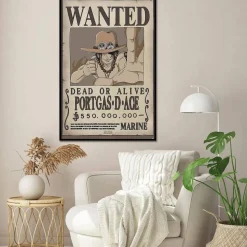 ABYSTYLE - Póster Wanted Ace One Piece 61x91.5cm ㅤ