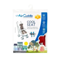 AirCuddle - Colchoneta transpirable silla de paseo roja