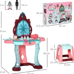 Aiyaplay - Tocador con taburete