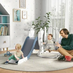 Aiyaplay - Tobogán, columpio y canasta