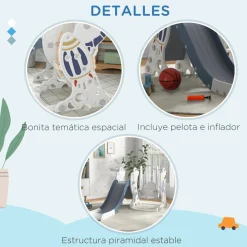 Aiyaplay - Tobogán, columpio y canasta