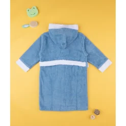 Albornoz de felpa con capucha