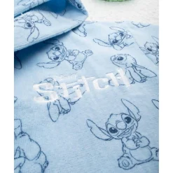 Albornoz infantil de rizo suave con Stitch