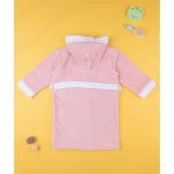 Albornoz niña de felpa con capucha