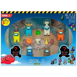 Among Us - Pack 8 figuras y accesorios (varios modelos)