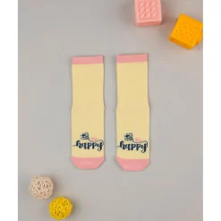 Antideslizante niña amarillos happy
