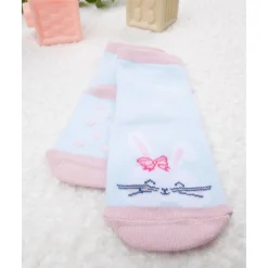 Antideslizante niña azul conejo