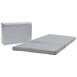 Asalvo - Colchón para cuna de viaje gris