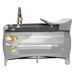 Asalvo - Cuna de Viaje Mix Plus Zeppelin