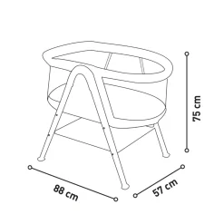 Asalvo - Minicuna Nidus Gris
