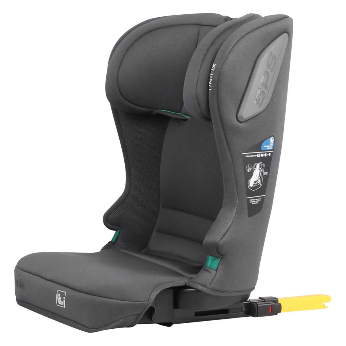 Asalvo - Silla de auto I-Size Unifix Gris 100-150 cm