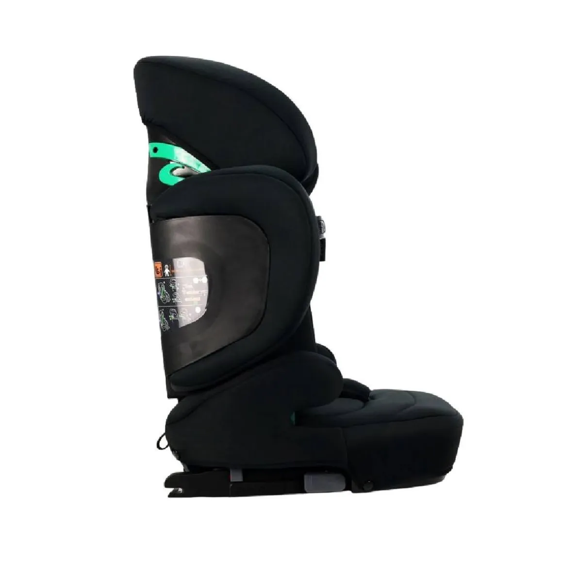 Asalvo - Silla de coche Poe Negra i-Size