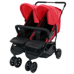 Asalvo - Silla de Paseo Gemelar Dinamic Rojo