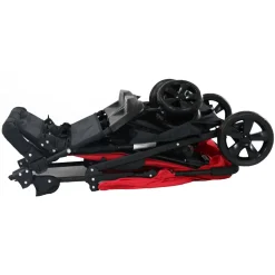 Asalvo - Silla de Paseo Gemelar Dinamic Rojo