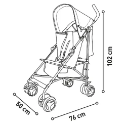 Asalvo - Silla de Paseo Mombi Amarilla