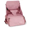 Asalvo - Trona de viage-Bolso Hummus Estrellas Rosa