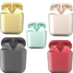 Auriculares Bluetooth INPODKLACK 12 Metalizado Amarillo