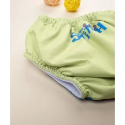 Bañador Anti-Fugas Stitch Verde para Niños
