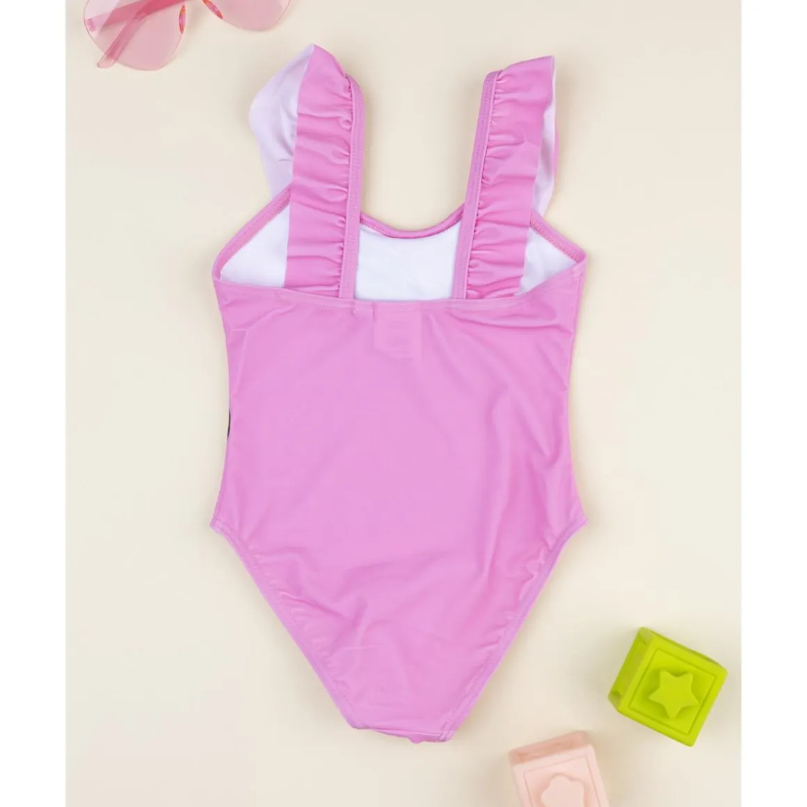 Bañador entero rosa para niña – Barbie