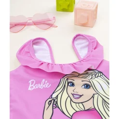 Bañador entero rosa para niña – Barbie