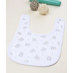Babero de bebé con estampado de leones