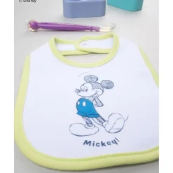Babero Mickey de Algodón Orgánico para Niño