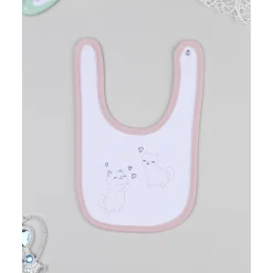 Babero niña con gatitos