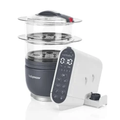 Babymoov - Robot de Cocina Nutribaby+ 5 en 1 Gris 2200 ml