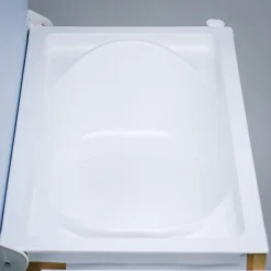 Bañera de Madera Natural Sobrebidé Tipys Mint