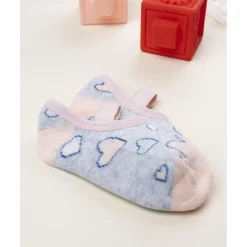 Bailarinas gris/rosa para niña