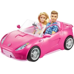 Barbie - Barbie y Ken con vehículo y armario