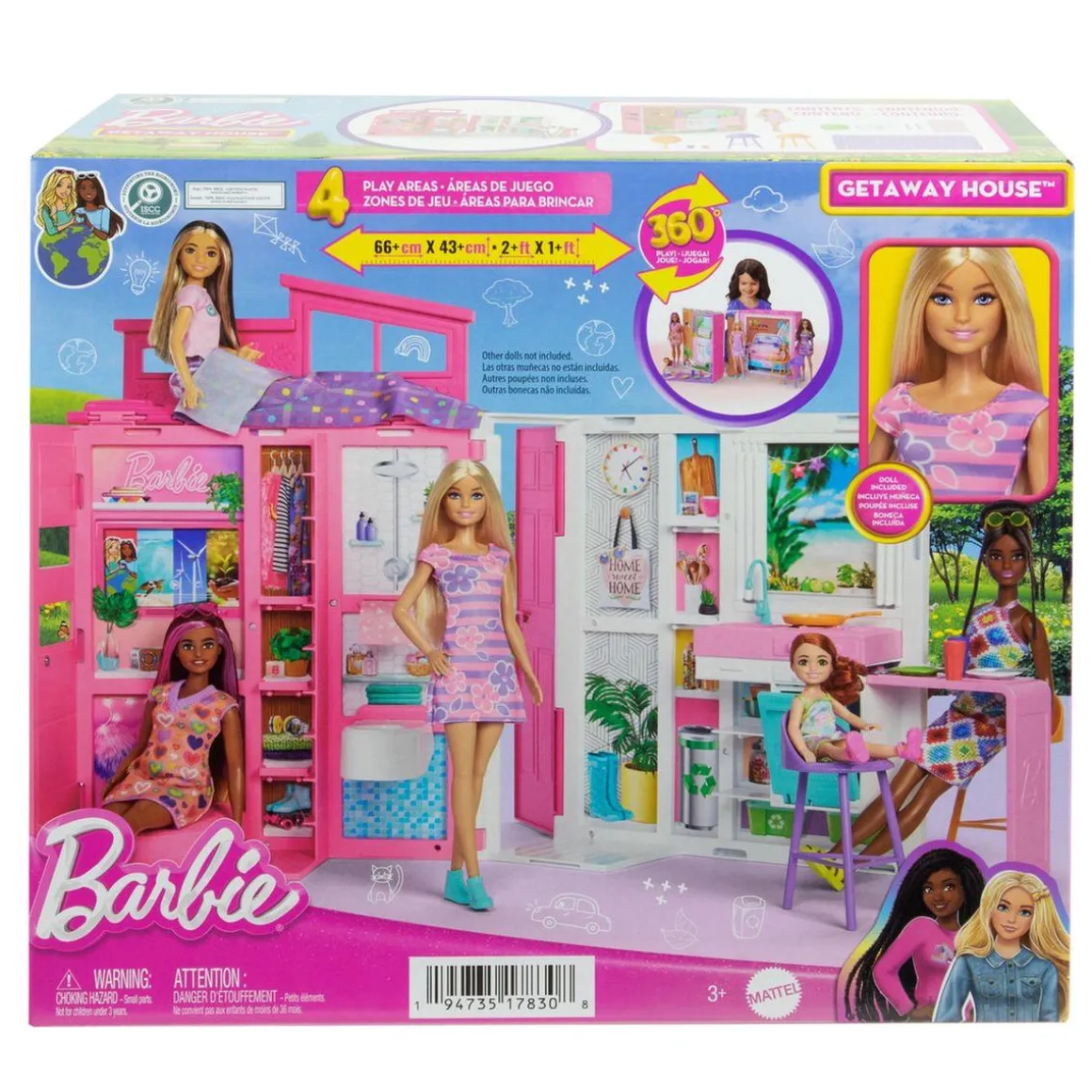 Barbie - Casa de Muñecas Escenario de Vacaciones ㅤ