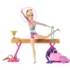 Barbie - Conjunto Muñeca Gimnasta con Barra y Accesorios ㅤ