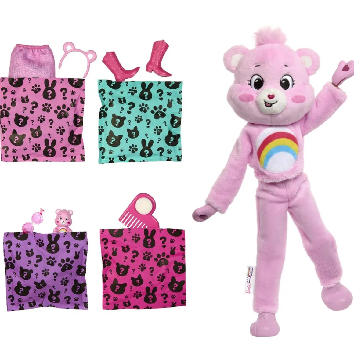 Barbie - Cutie Reveal Care Bears - Oso amoroso