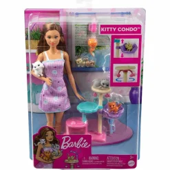 Barbie - Kitty Condo - Muñeca y gatitos