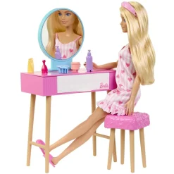 Barbie - Muñeca con dormitorio y accesorios incluidos ㅤ