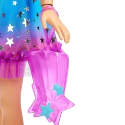 Barbie - Muñeca de 71 cm con vestido arcoíris