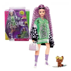 Barbie - Muñeca Extra - Chaqueta de carreras