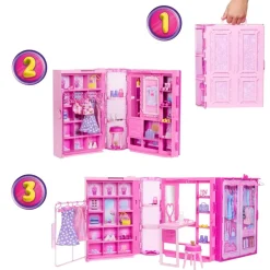 Barbie - Muñeca fashion dream closet con ropa
