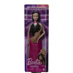 Barbie - Muñeca Músico Violín con Vestido Elegante y Accesorios ㅤ