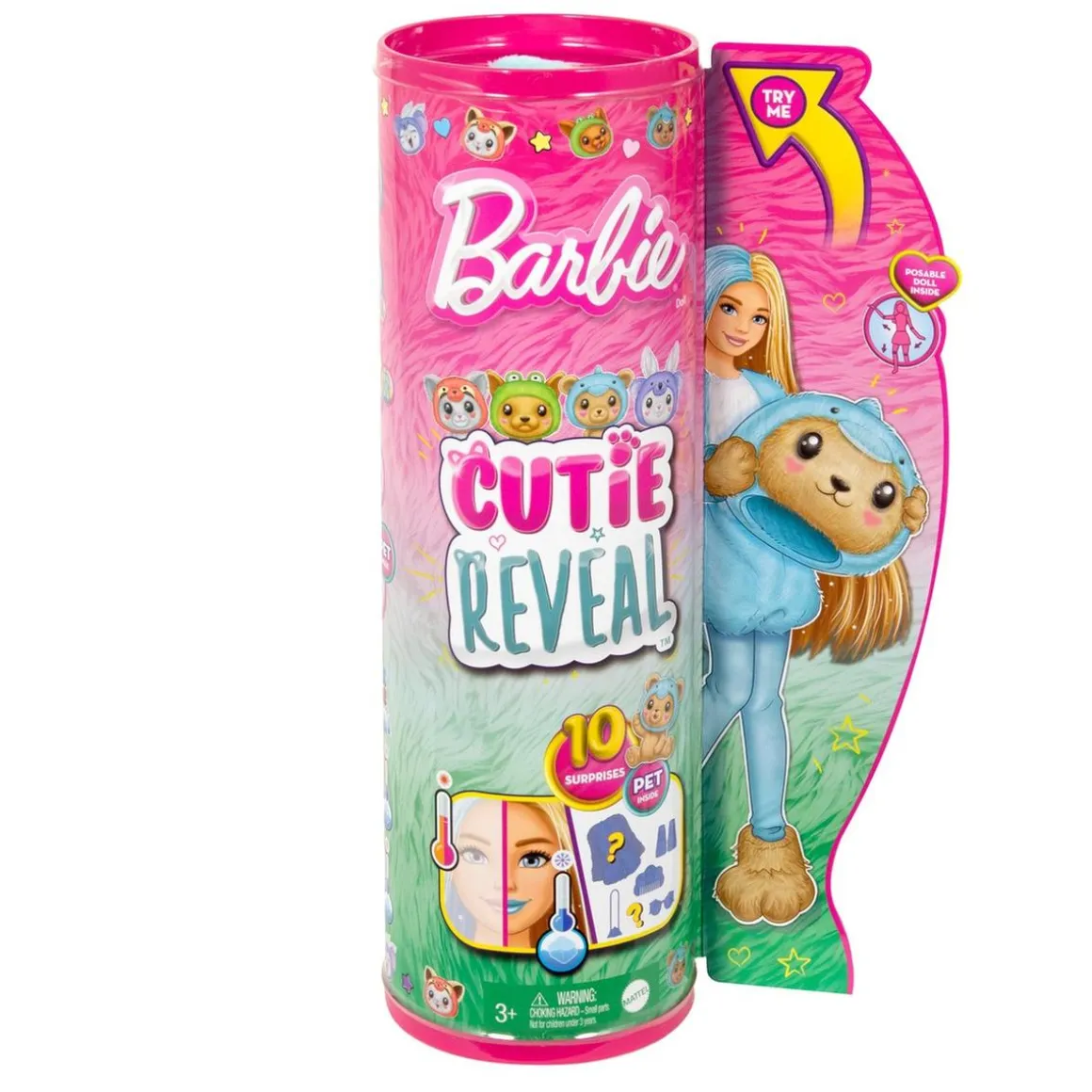 Barbie - Muñeca Sorpresa con Disfraz de Delfín y Accesorios (Varios modelos) ㅤ