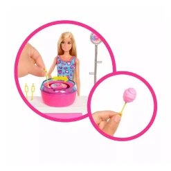 Barbie - Puesto de Algodón de Azúcar