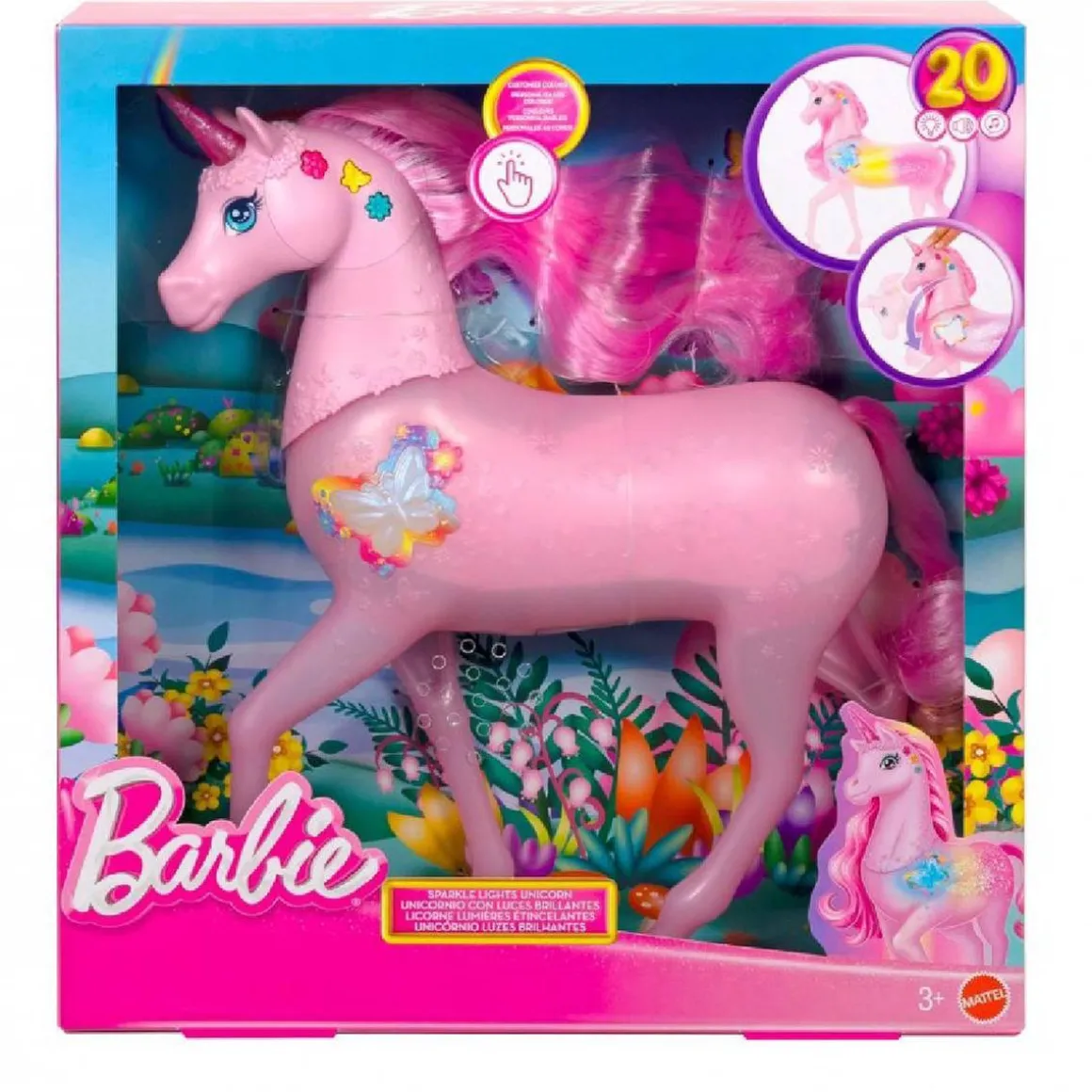 Barbie - Unicornio con luces y sonidos