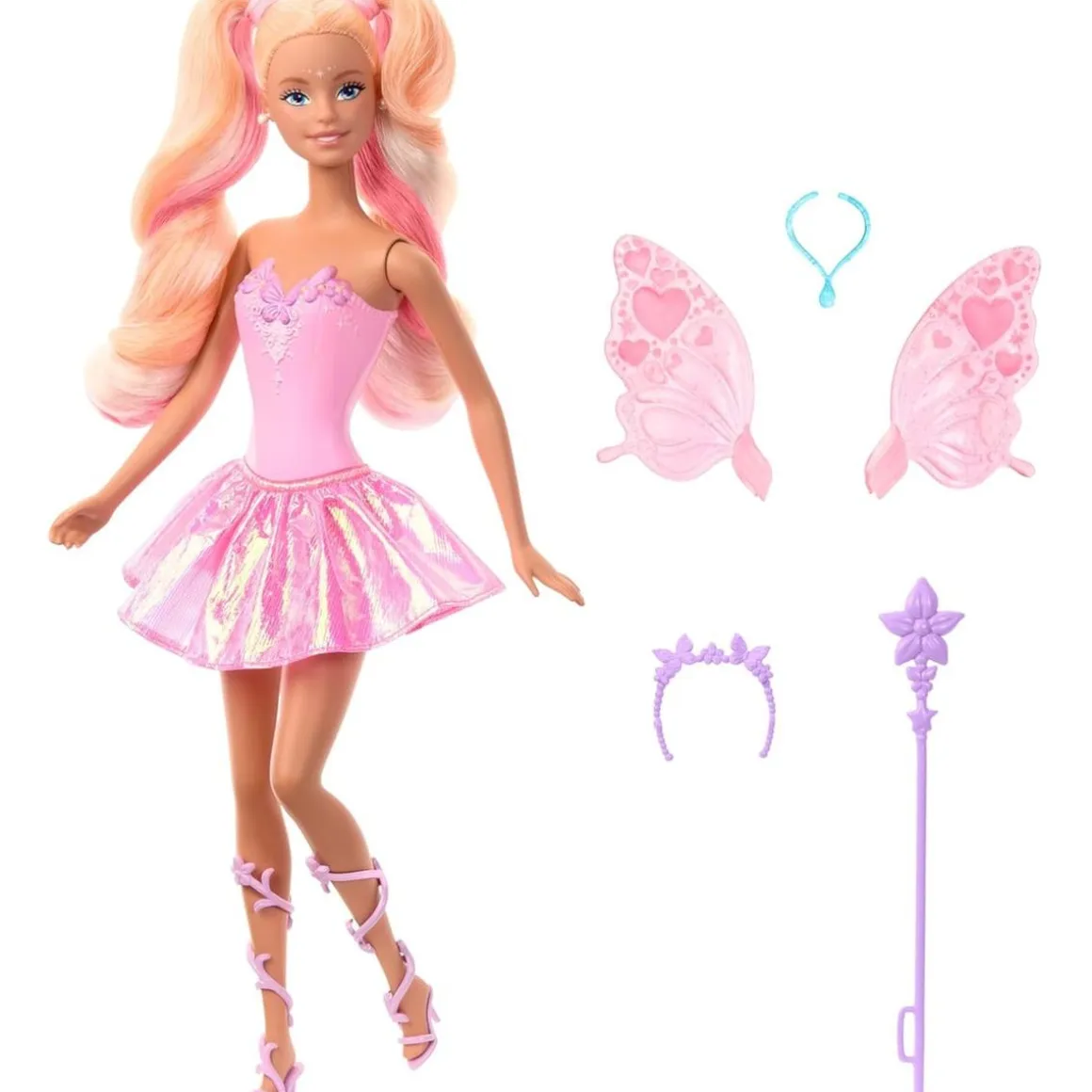 Barbie Color Change - Muñeca Hada Rosa